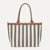 The Lightweight Zip Tote - Cabana Stripe