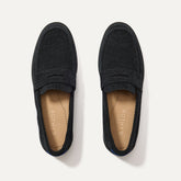 The ReVelvet™ Penny Loafer - ReVelvet™ Black