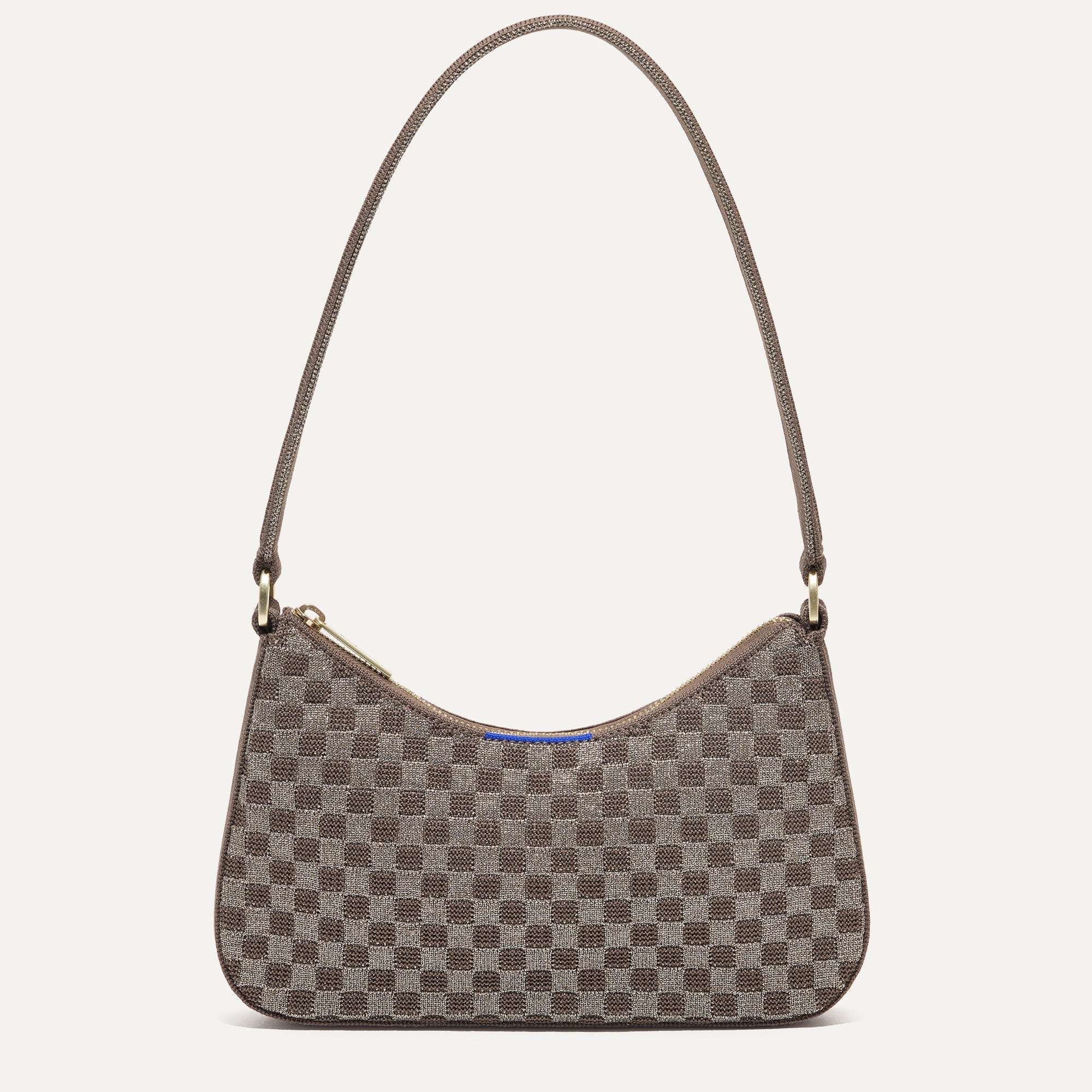 The Mini Shoulder Bag - Light Pewter