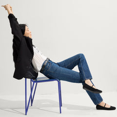 The ReVelvet™ Max Square Mary Jane - ReVelvet™ Black