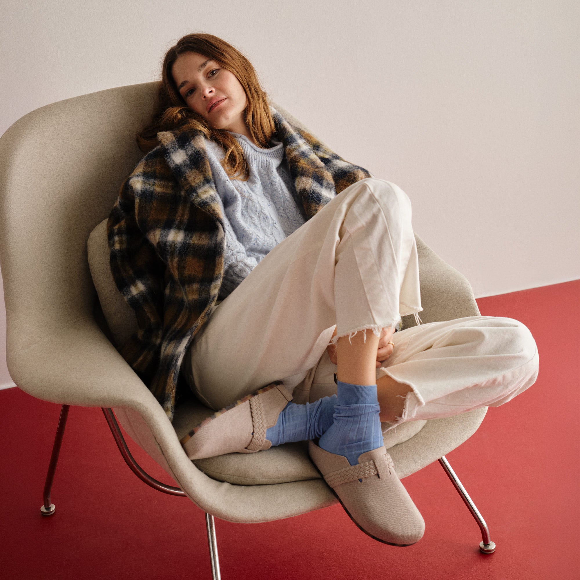 The Braid Clog - Dove