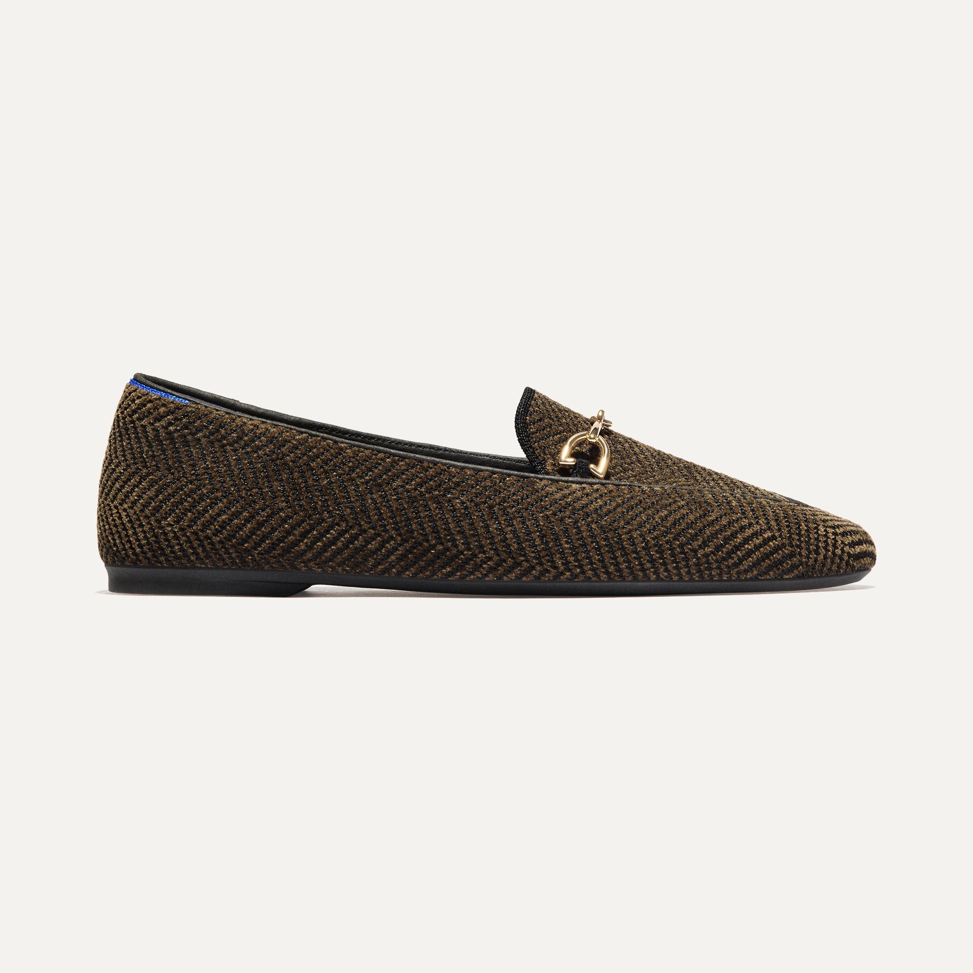 The ReVelvet™ Double Bit Loafer - ReVelvet™ Dark Herringbone